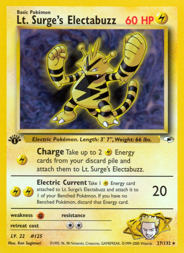 Lt. Surge's Electabuzz, 027/132
