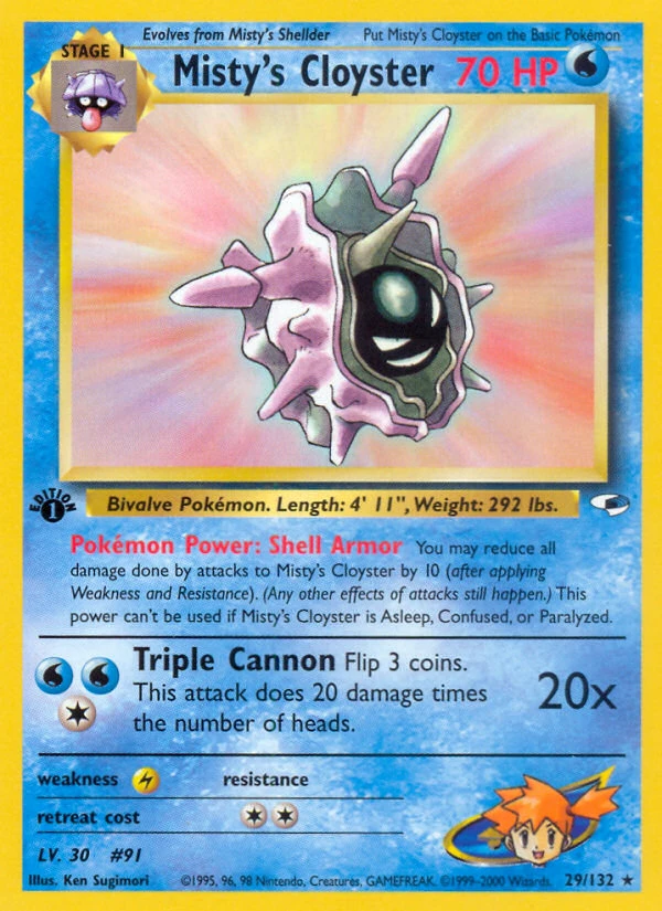 Misty's Cloyster, 029/132