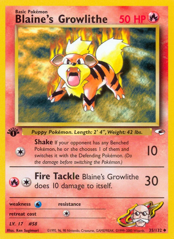 Blaine's Growlithe, 035/132