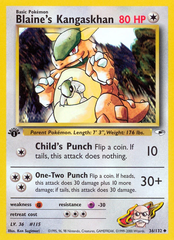 Blaine's Kangaskhan, 036/132