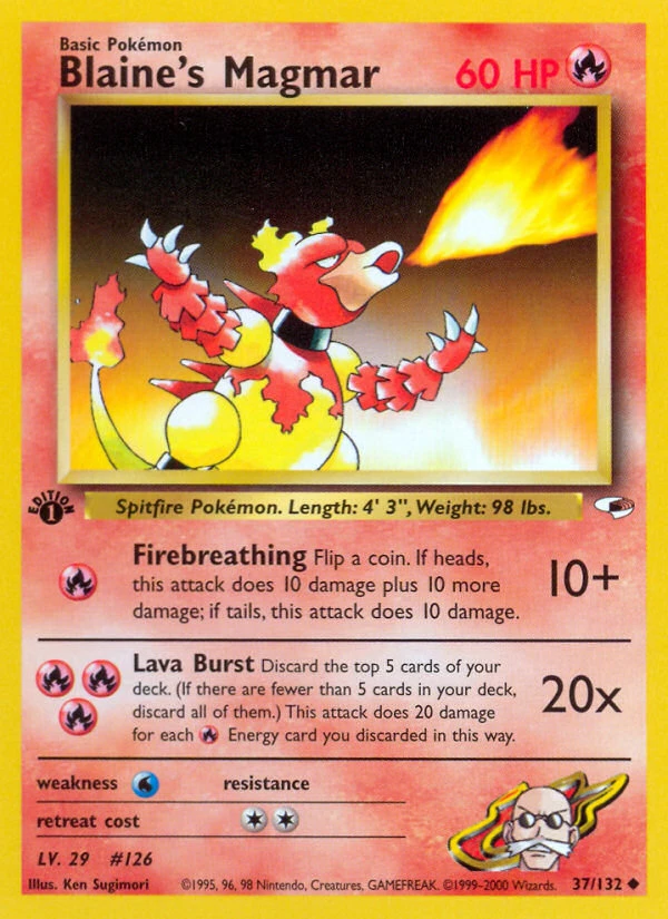 Blaine's Magmar, 037/132