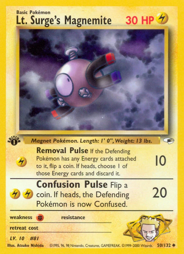 Lt. Surge's Magnemite, 050/132