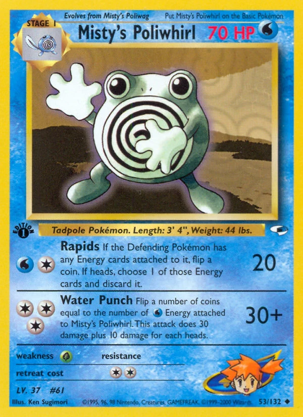 Misty's Poliwhirl, 053/132
