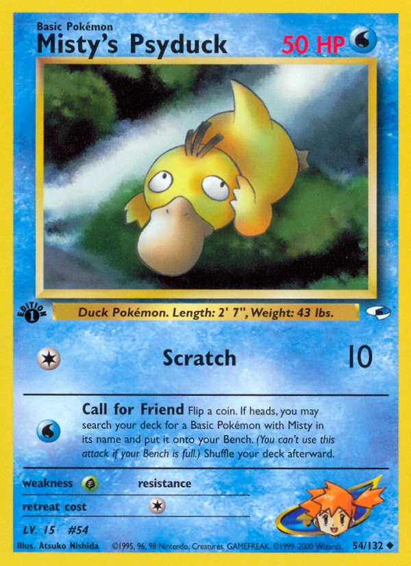 Misty's Psyduck, 054/132