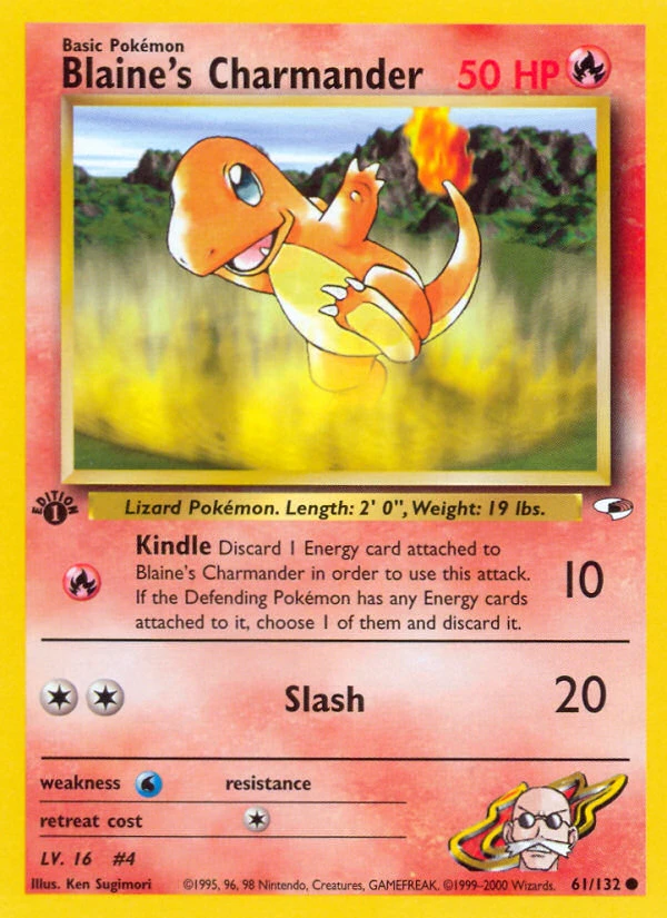 Blaine's Charmander, 061/132