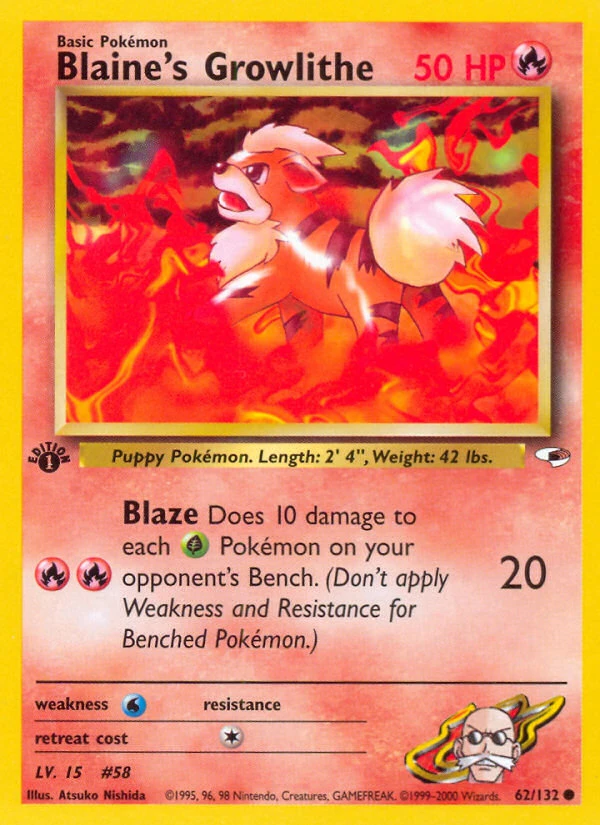 Blaine's Growlithe, 062/132