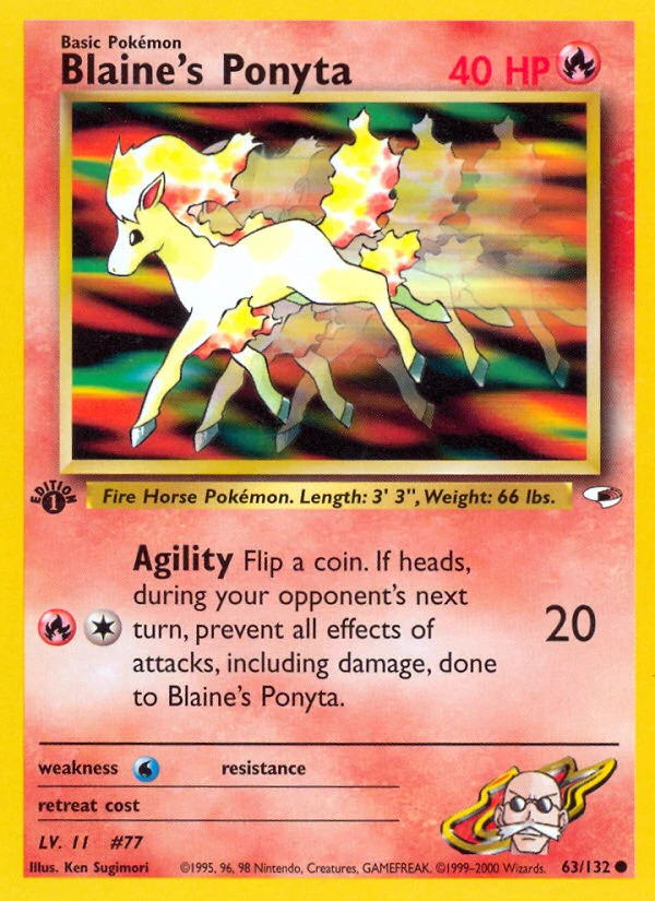 Blaine's Ponyta, 063/132