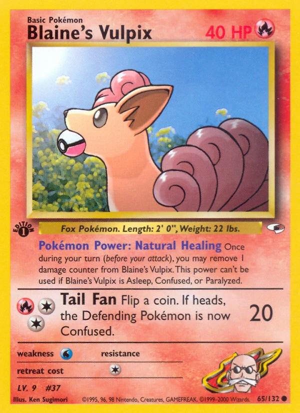 Blaine's Vulpix, 065/132