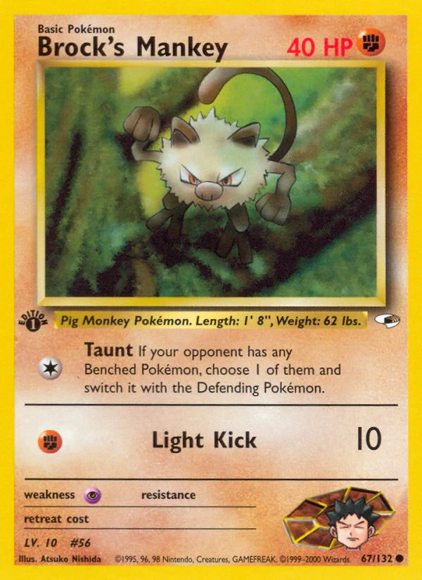Brock's Mankey, 067/132