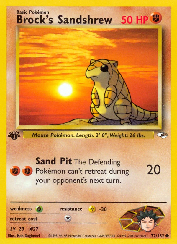 Brock's Sandshrew, 072/132