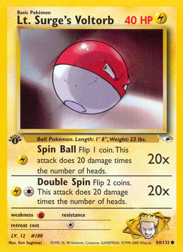 Lt. Surge's Voltorb, 084/132
