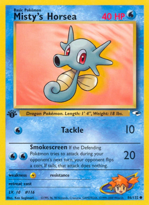Misty's Horsea, 086/132