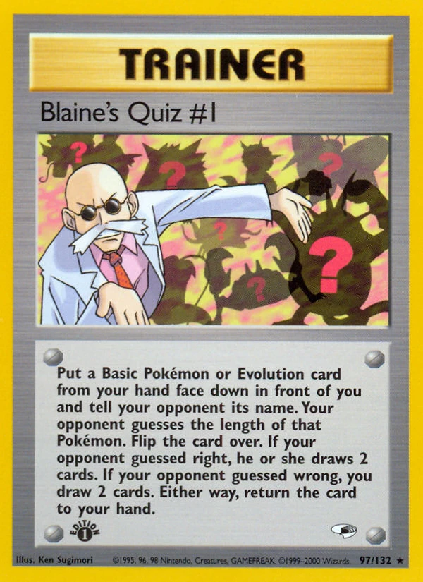 Blaine's Quiz #1, 097/132