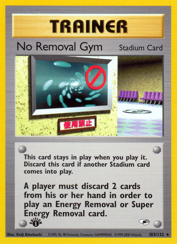 No Removal Gym, 103/132