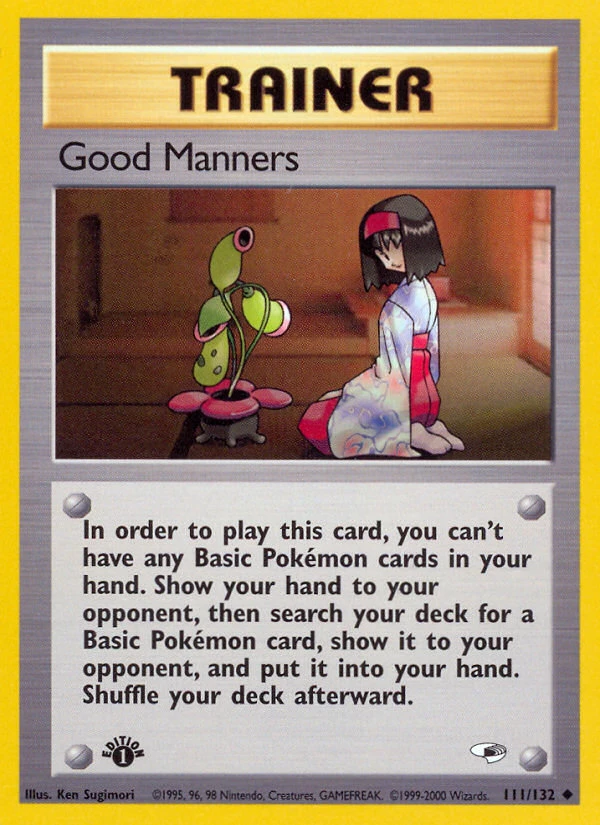 Good Manners, 111/132