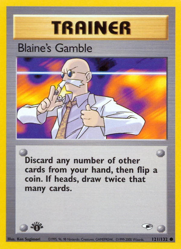 Blaine's Gamble, 121/132
