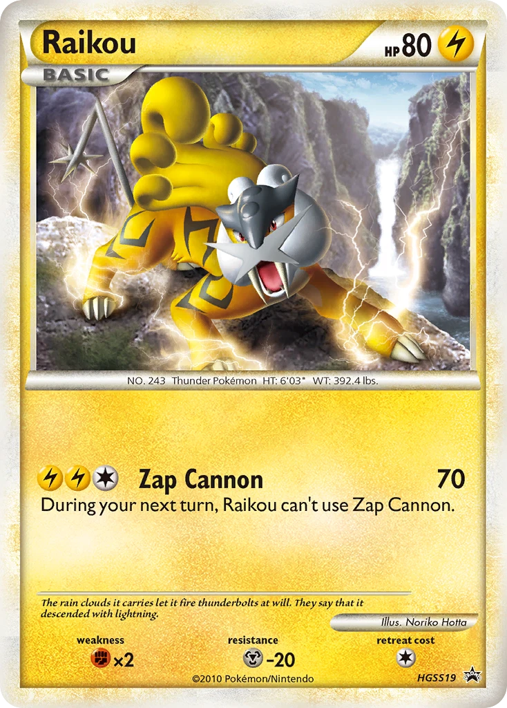 Raikou, HGSS19/HGSS25
