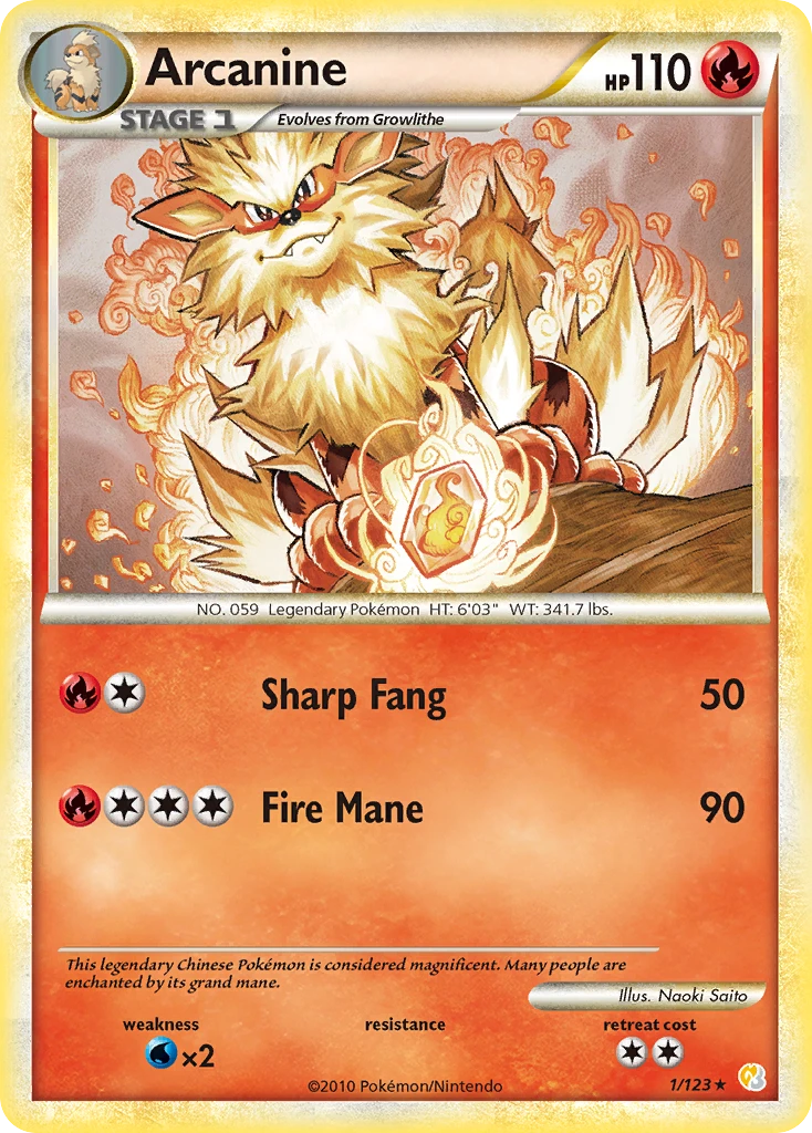 Arcanine, 001/123