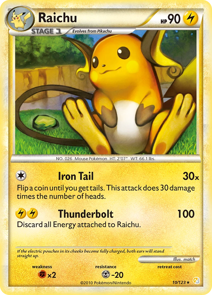 Raichu, 010/123