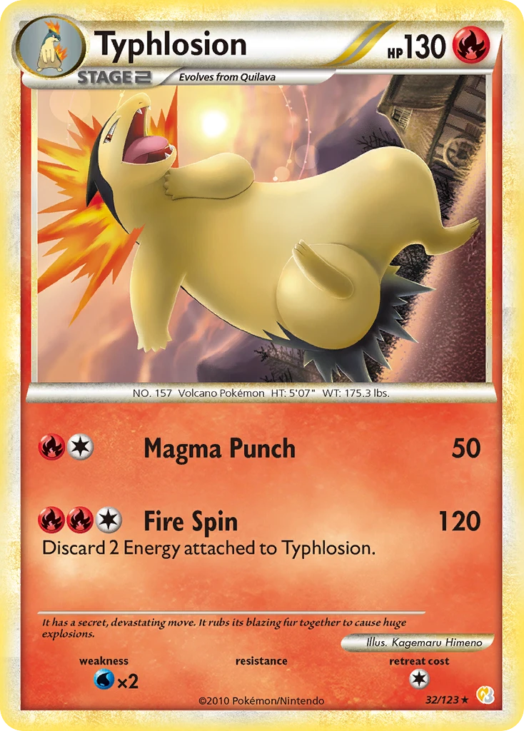 Typhlosion, 032/123