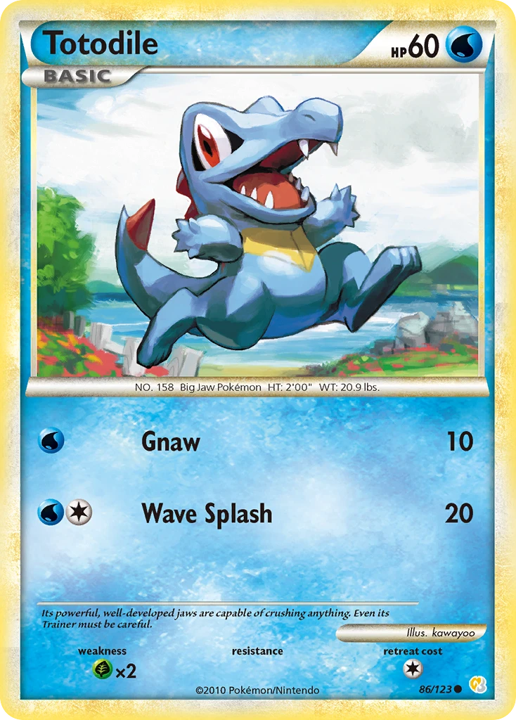 Totodile, 086/123