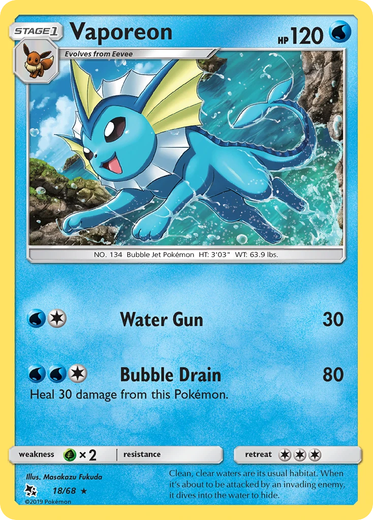 Vaporeon, 018/069