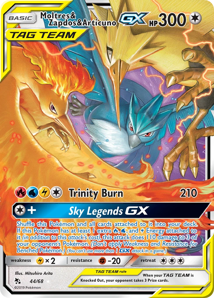 Moltres & Zapdos & Articuno-GX, 044/069