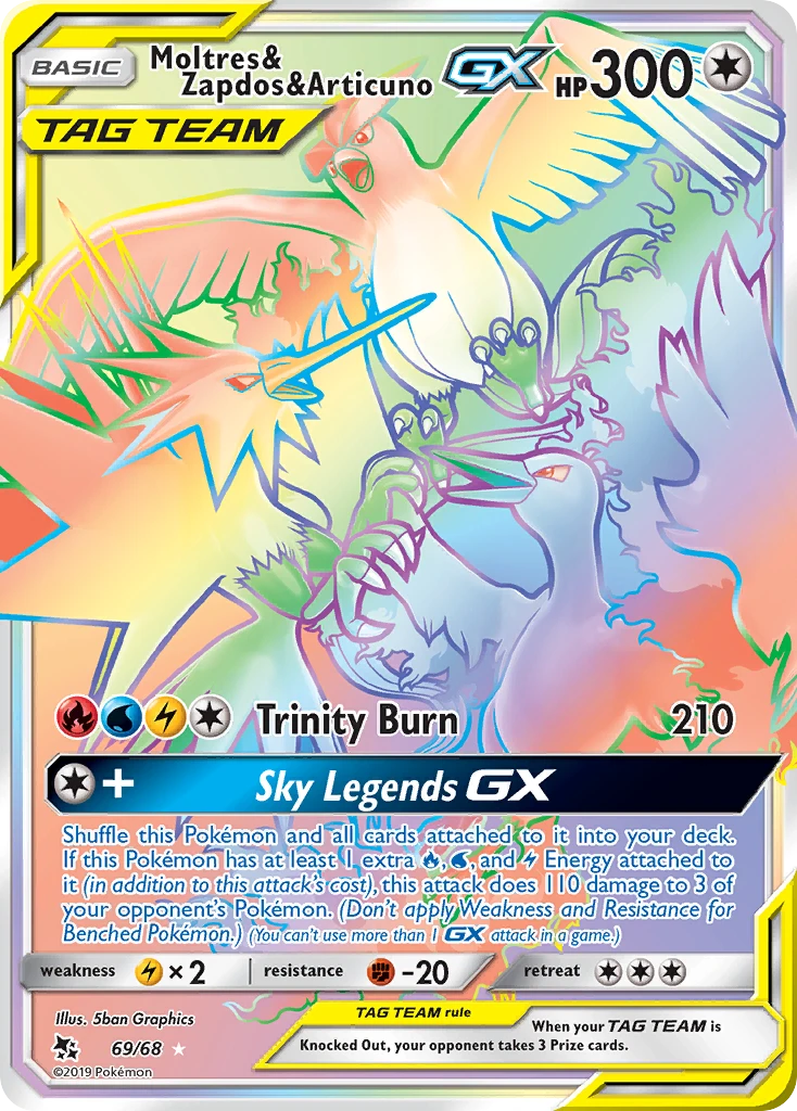 Moltres & Zapdos & Articuno-GX, 069/069
