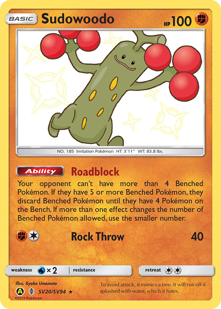 Sudowoodo, SV20/SV94