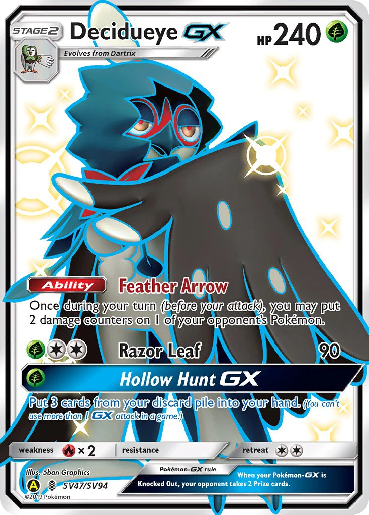 Decidueye-GX, SV47/SV94