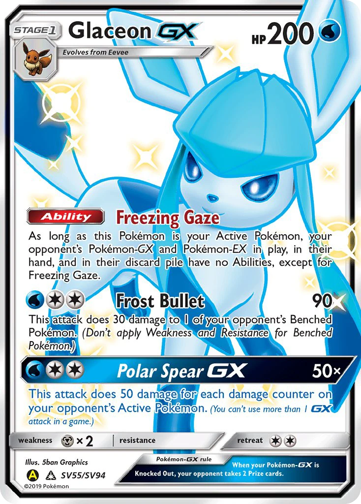 Glaceon-GX, SV55/SV94