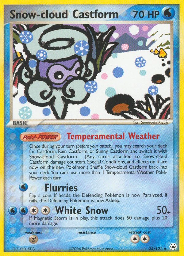 Snow-cloud Castform, 25/101