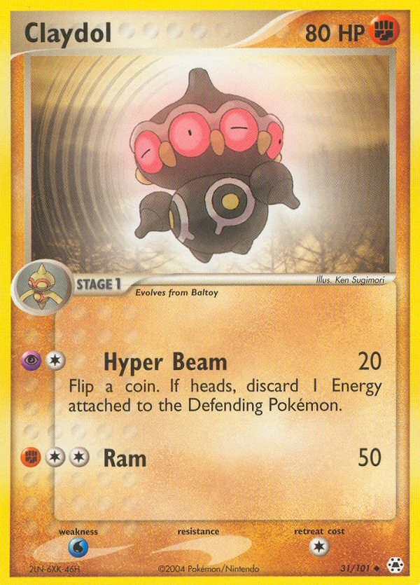 Claydol, 31/101