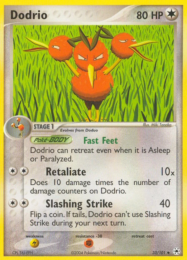 Dodrio, 33/101