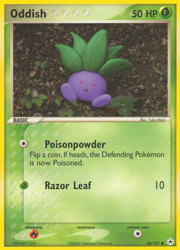 Oddish, 68/101