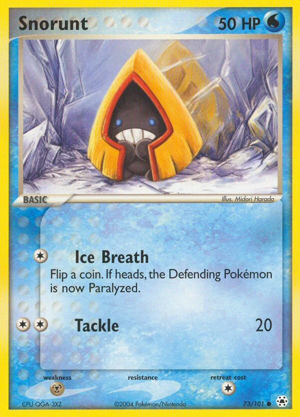 Snorunt, 73/101