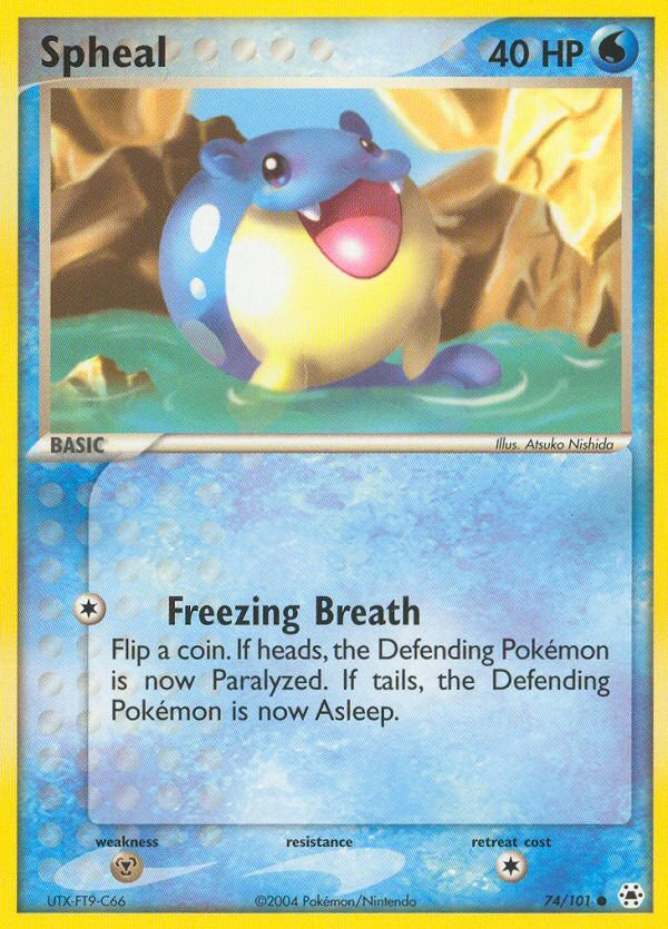 Spheal, 74/101