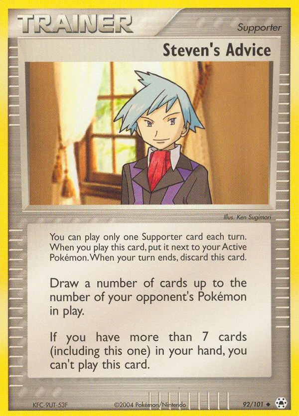 Steven's Advice, 92/101