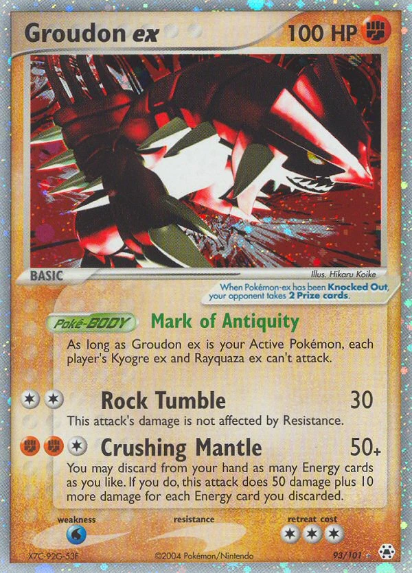 Groudon ex, 93/101