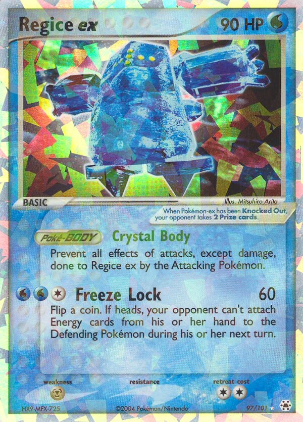 Regice ex, 97/101