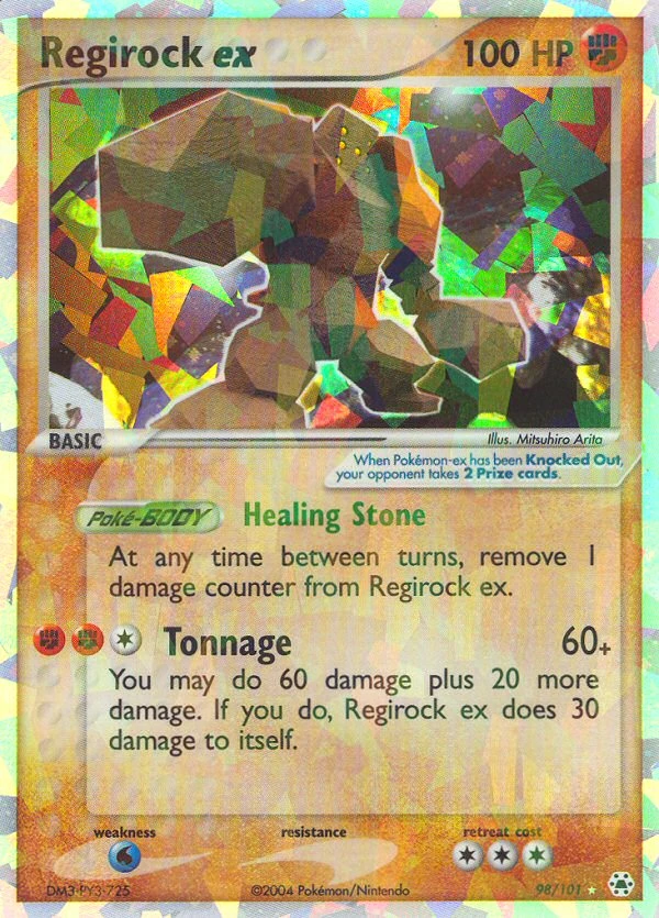 Regirock ex, 98/101