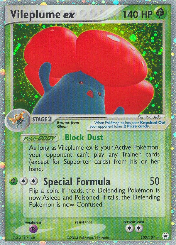 Vileplume ex, 100/101