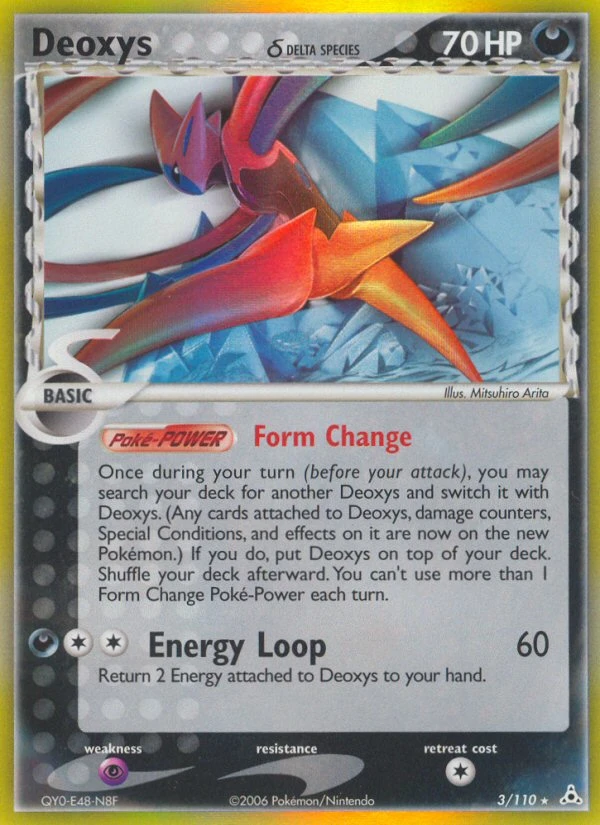 Deoxys δ, 3/110
