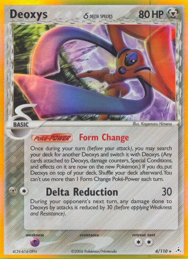 Deoxys δ, 4/110