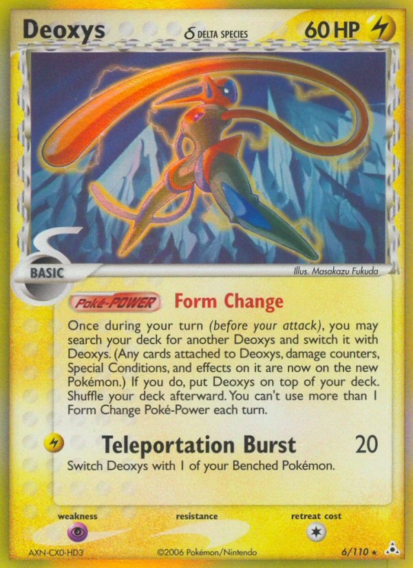 Deoxys δ, 6/110