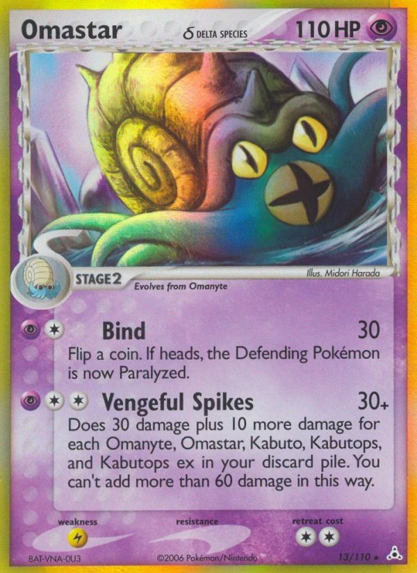 Omastar δ, 13/110