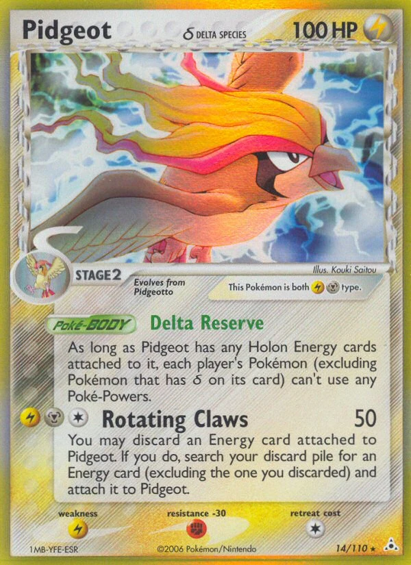 Pidgeot δ, 14/110