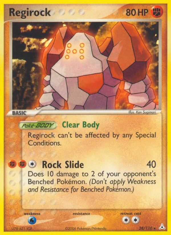 Regirock, 28/110