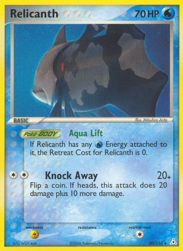 Relicanth, 30/110