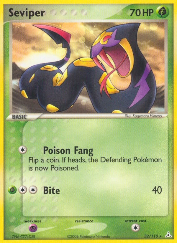 Seviper, 32/110